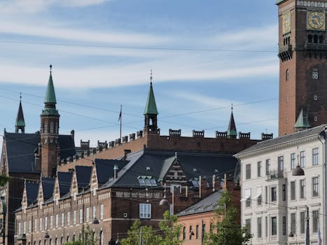 Copenhagen city view